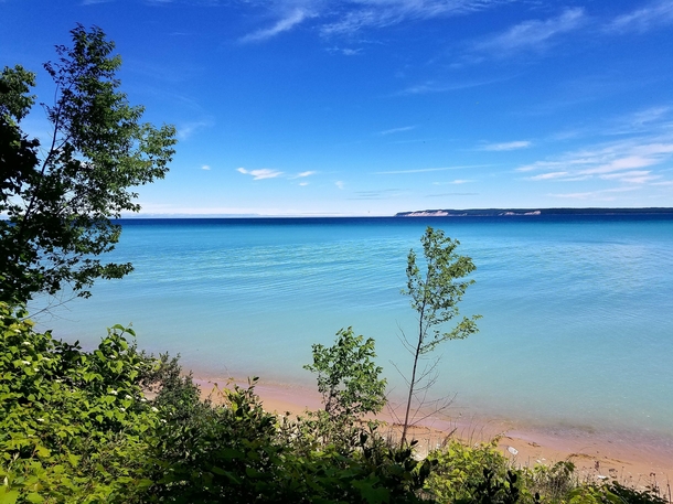 South Manitou Island Looking to North Manitou Michigan 
