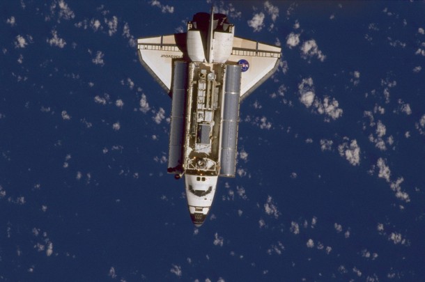 Space Shuttle Endeavour approaching the International Space Station ISS was taken by one of the Expedition One crew members onboard the station Dec   