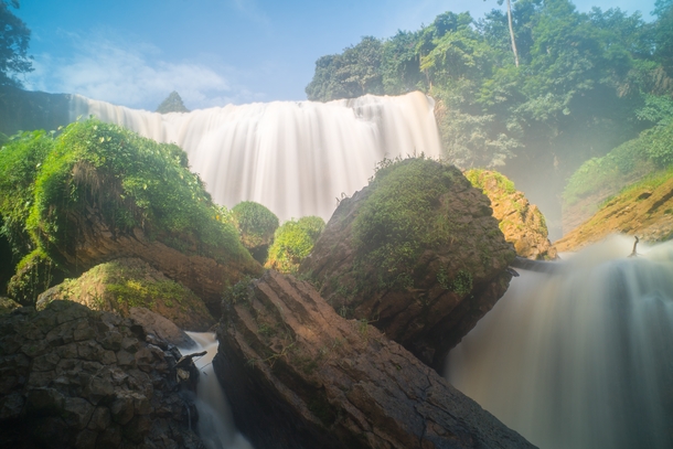 Spend a few weeks riding a motorcycle through Vietnam this summer Rode out to the famous Elephant Waterfall one day and shot this photo One of my favorites from the entire trip 