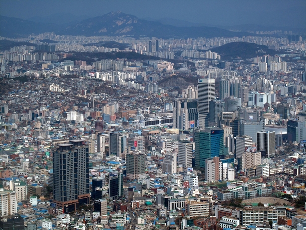 Sprawling Seoul South Korea 
