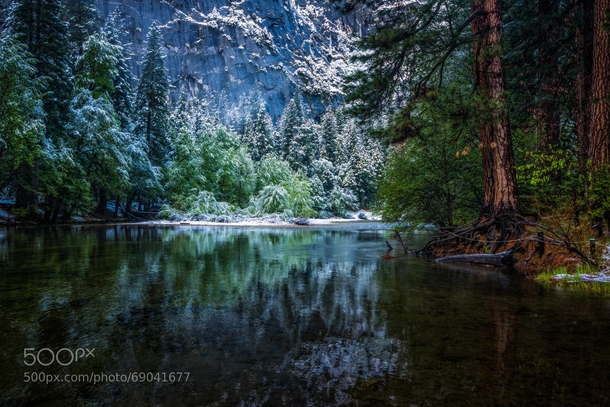 Spring Storm on Merced River in Yosemite CA  Photo by Mark Cote