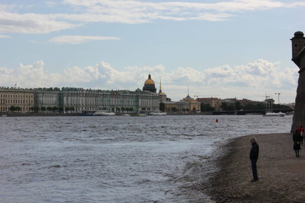 St Petersburg Russia Palace Quay from Peter and Paul Fortress 