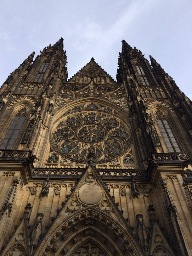 St Vitus Cathedral in Prague Czech Republic 