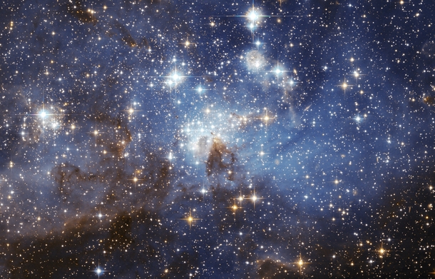 Star forming region in the Large Magellanic Cloud 