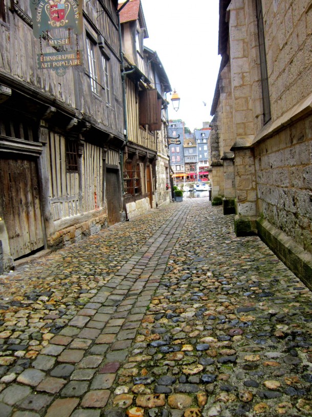 Street in Honfleur France 