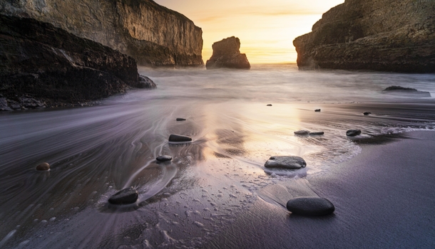 Sultry Sunset at Shark Fin Cove 