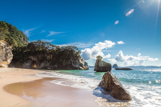 Summer is coming Cathedral Cove New Zealand 