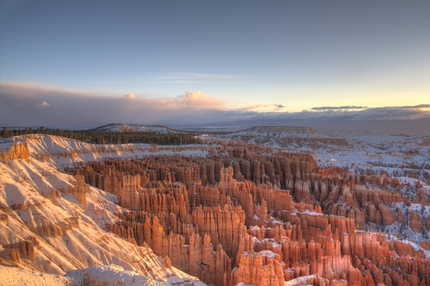 Sunrise at Inspiration Point Bryce Canyon National Park 