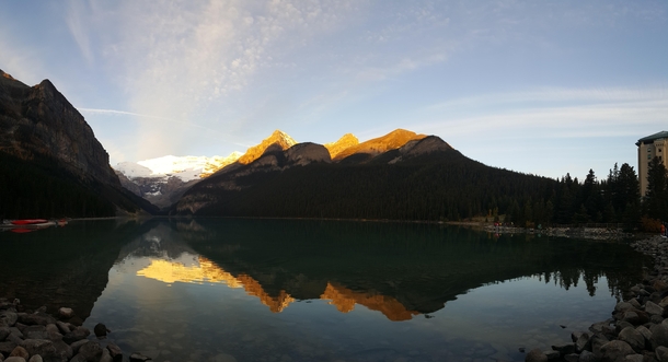 Sunrise at Lake Louise Banff National Park 