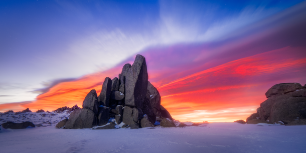 Sunrise at Thredbo Australia by Flynn Armstrong Photography 