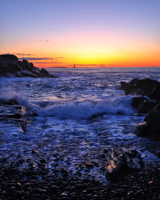 Sunrise in Cape Elizabeth Maine   x 