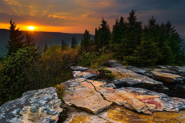 Sunrise in one of our newly protected Wilderness areas in the Allegheny Mountains United States 