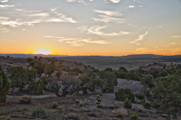 Sunrise in the Colorado Plateau  x