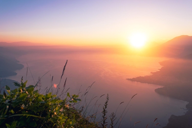 Sunrise over Lake Atitlan x 