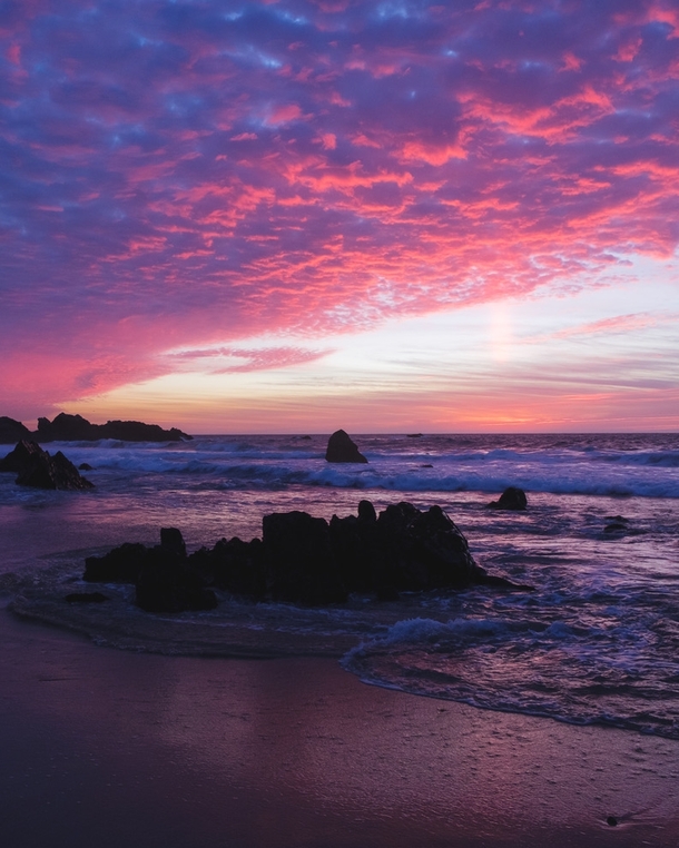 Sunset at Carmel California 