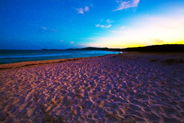 Sunset at Celito beach NSW Aus XOC