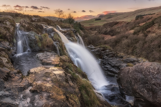 Sunset at the Loup Of Fintry This was taken last summer in Fintry Central Scotland  