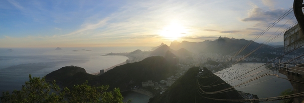Sunset over Rio de Janeiro 