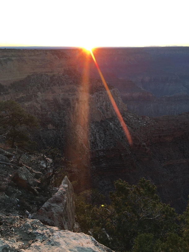 Sunset over the Gand Canyon 