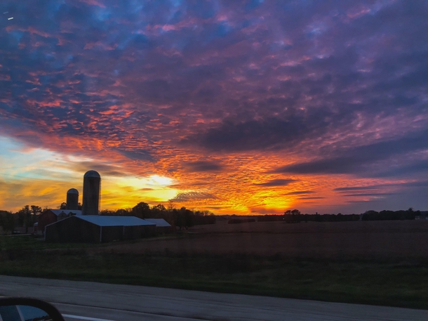 Sunsets in the dairy state