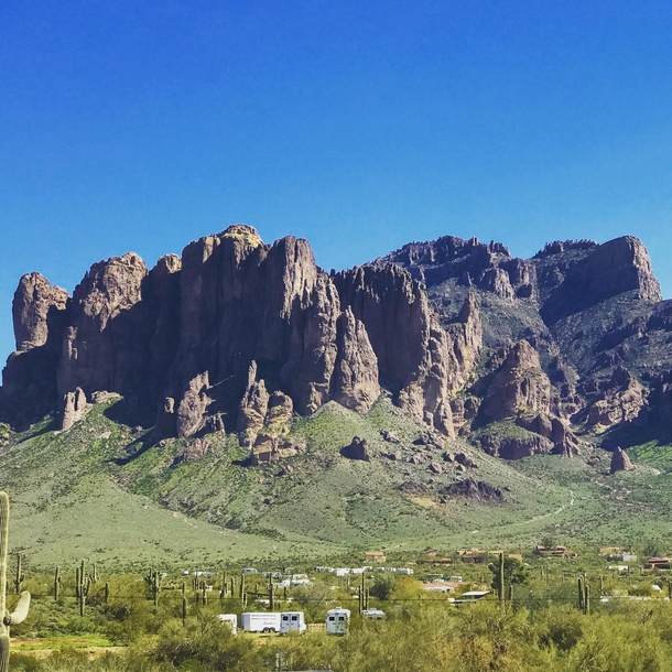 Superstition mountains Arizona 