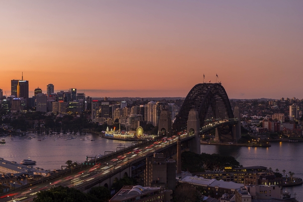 Sydney at Sunset  by Mike Robertson