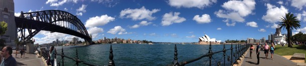 Sydney Harbour First attempt at a Panorama Shot 