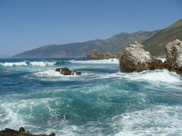 Teal Waves of Big Sur California 