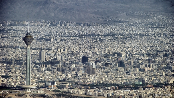 Tehran Iran A sea of concrete 