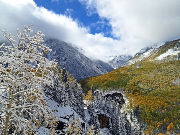 Telluride Fall Meets Winter 