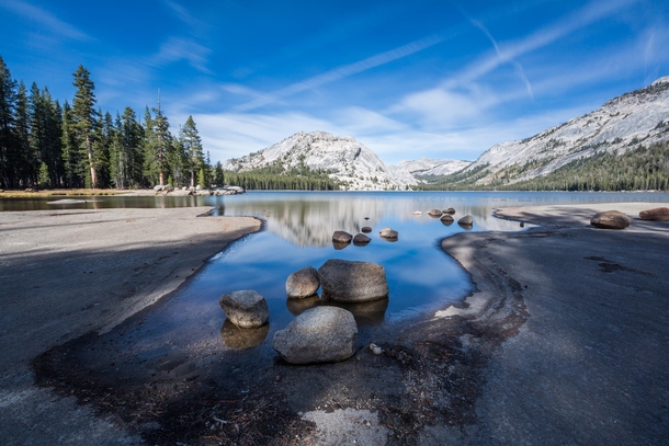 Tenaya lake in Yosemite national park 