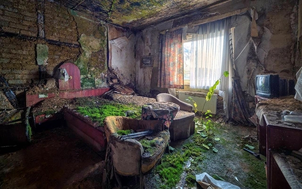The abandoned Hotel del Salto in Columbia