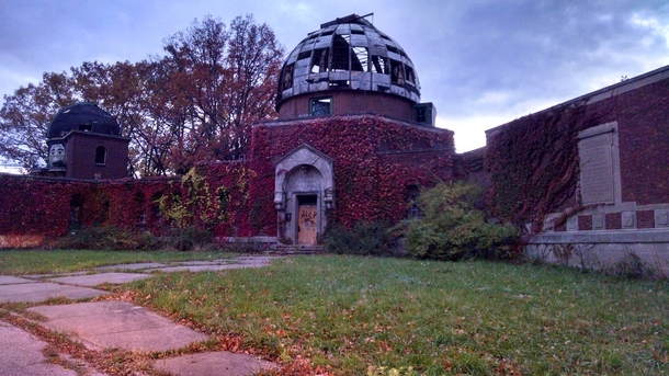 The Abandoned Warner and Swasey Observatory in Cleveland Ohio 