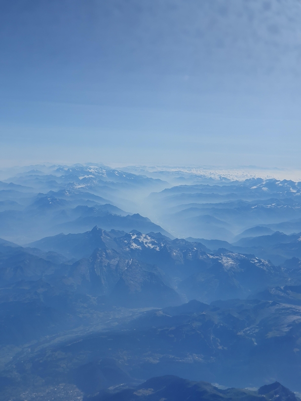 The Alps Currently in Rome This picture I got from the plane is still one of my favourites so far 