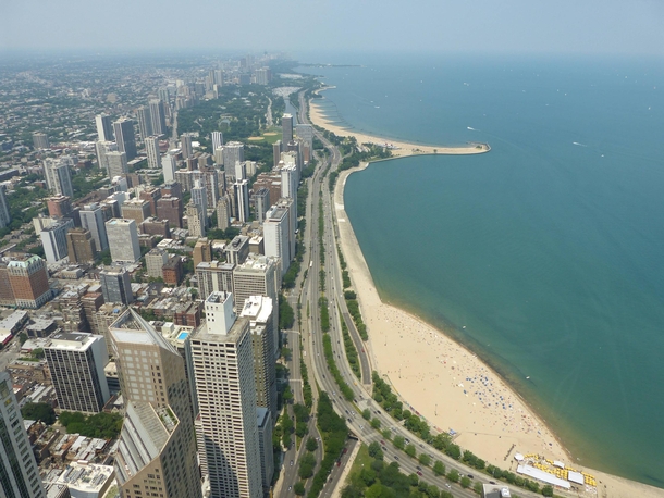 The beautiful lakefront of Chicago 