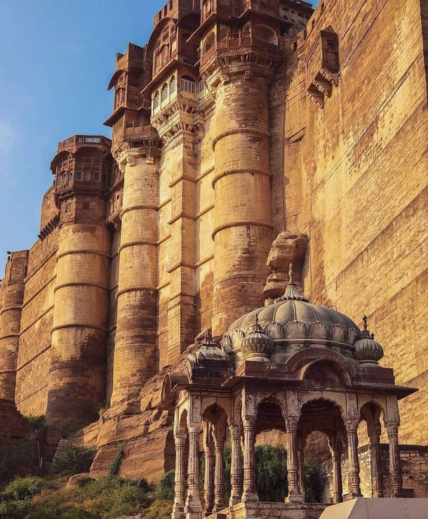 The Beautiful Mehrangarh Fort located in Jodhpur BharatIndia