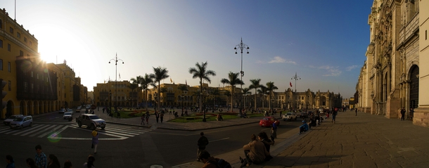 The Beautiful Plaza de Armas of Lima 