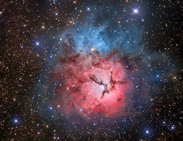 The Beautiful Trifid Nebula 
