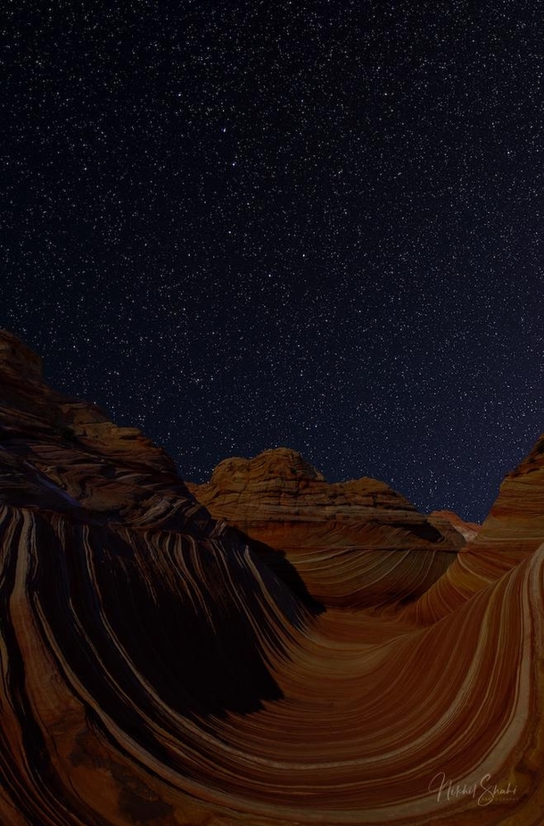 The Big Dipper over The Wave Coyote Buttes North Arizona USA  OC