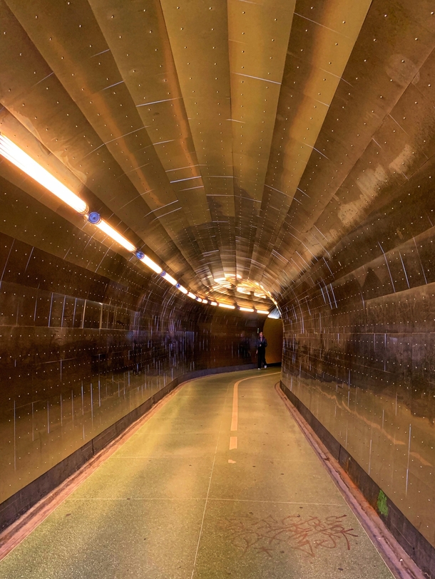 The Brunkeberg Tunnel in Norrmalm Stockholm is a -metre-long passageway for pedestrians through the esker Brunkebergssen The tunnel was inaugurated in  by King Oscar II 