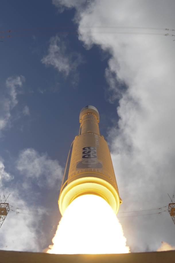 The business end of IXVs Vega rocket 