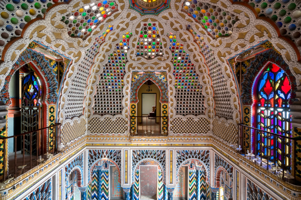 The Castle of Sammezzano in ITALY is a rare example of eclectic and Moorish architecture Over the second half of the th century this formerly medieval castle was transformed into a fine example of the Orientalist fashion by Marchese Ferdinando Panciatichi