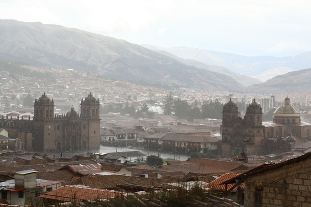 The city of Cuzco Peru 