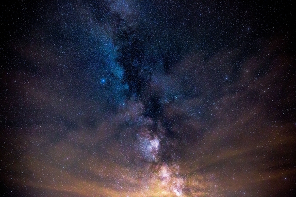 The Colors of the Milky Way - taken two weeks ago in my backyard 