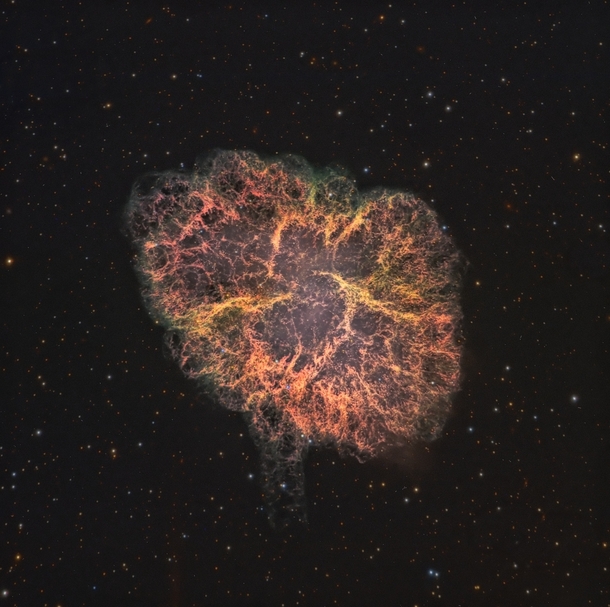 The Crab Nebula - what a star looks like  years after it explodes 