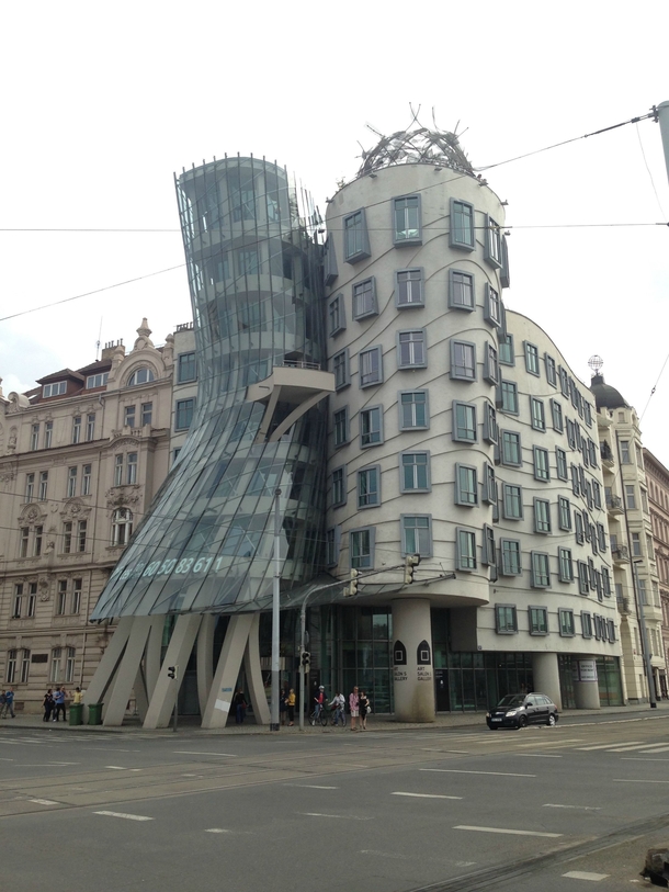 The Dancing House aka Fred and Ginger Prague Czech Republic by Frank Gehry 