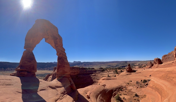 The Delicate Arch in Arches Natl Park UT USA 