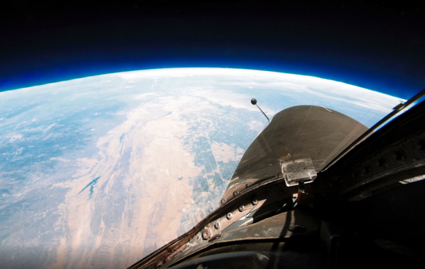 The Earth from the edge of space aboard a U- Spy Plane 
