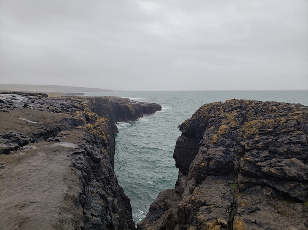 The edge of The Burren Clare Ireland 