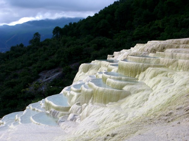 The fascinating White Water Terraces of Shangri-la China 
